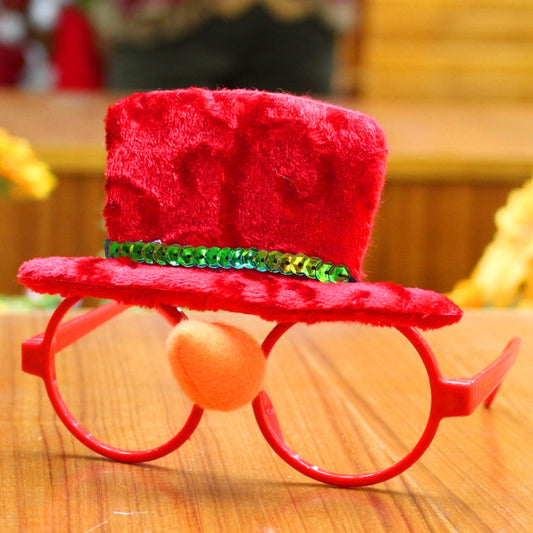 Christmas decorations Santa glasses