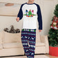 Family Matching Christmas Pajamas Set Xmas Long Sleeve Sleepwear Nightwear For Couples Kids Baby