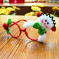 Christmas decorations Santa glasses