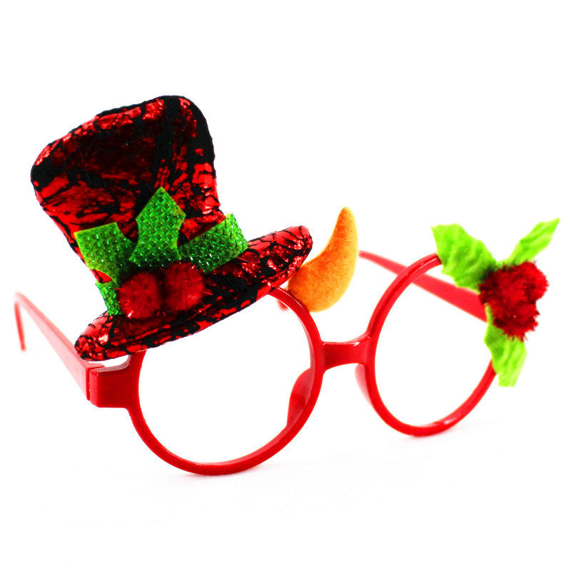 Christmas decorations Santa glasses