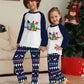 Family Matching Christmas Pajamas Set Xmas Long Sleeve Sleepwear Nightwear For Couples Kids Baby