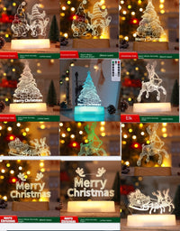 Christmas Decoration 3D Lamp