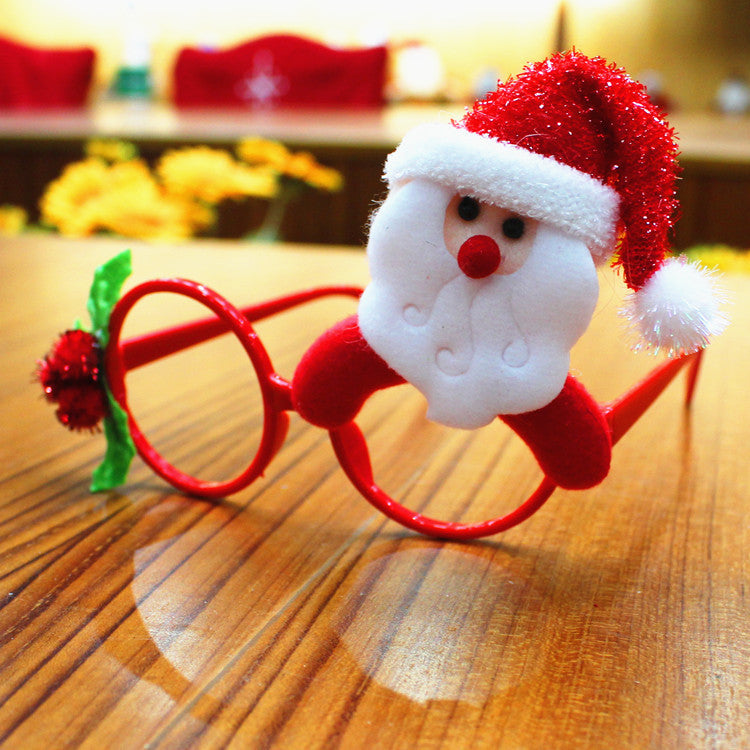 Christmas decorations Santa glasses