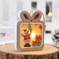 Christmas Decorations Wooden House Pendant