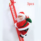 Electric Santa Claus Climbing Ladder