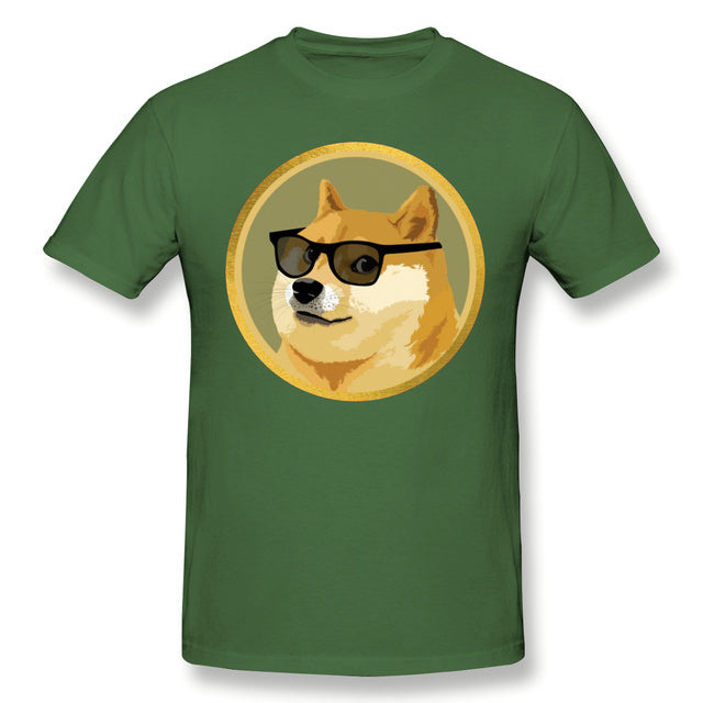 T Shirt Doge Coin Apparel Fashion Shor