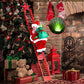 Electric Santa Claus Climbing Ladder