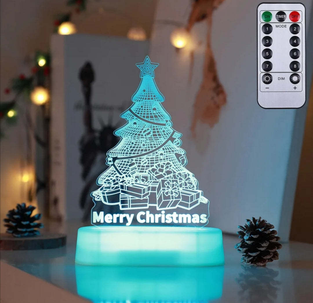 Christmas Decoration 3D Lamp