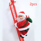 Electric Santa Claus Climbing Ladder