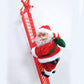 Electric Santa Claus Climbing Ladder