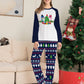 Family Matching Christmas Pajamas Set Xmas Long Sleeve Sleepwear Nightwear For Couples Kids Baby