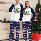 Family Matching Christmas Pajamas Set Xmas Long Sleeve Sleepwear Nightwear For Couples Kids Baby