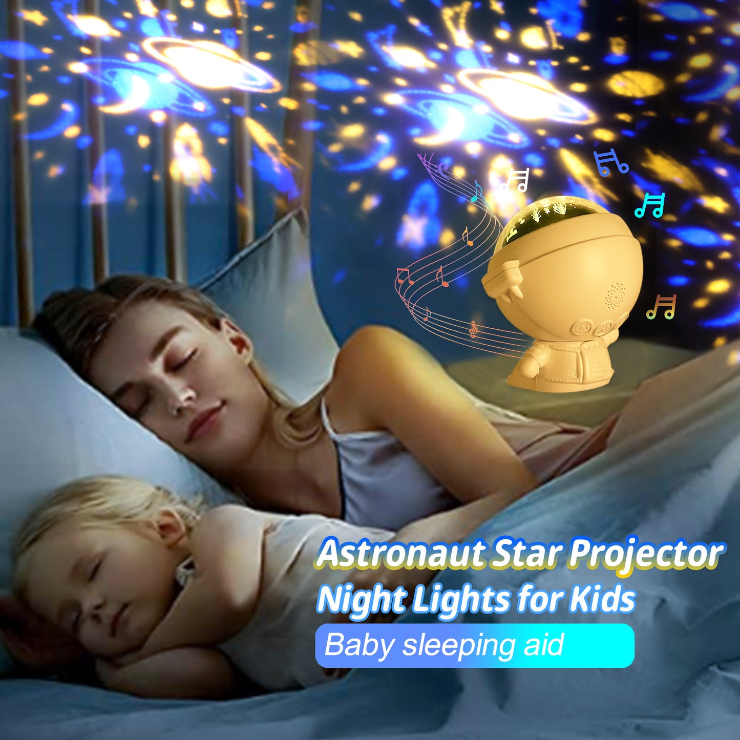 Baby Christmas Spaceman Projection